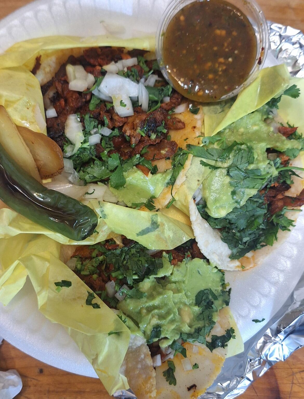 Taco stand! Al pastor