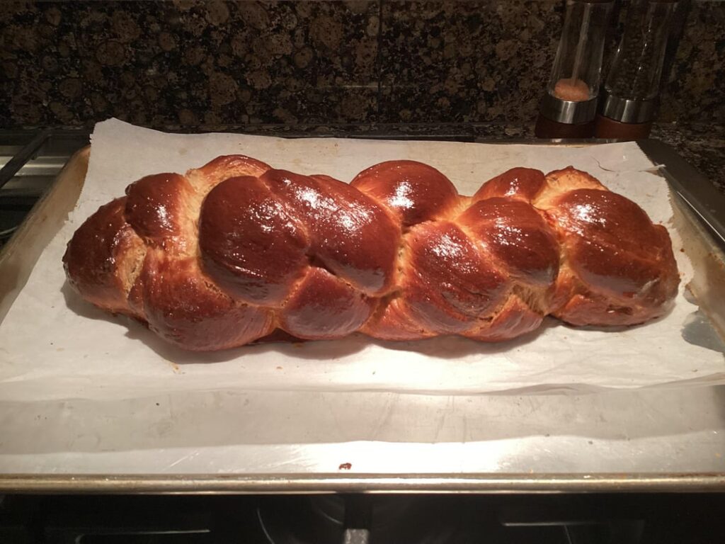 First time making challah + made french toast with it!