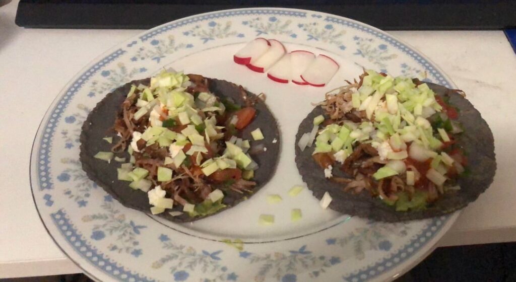 Homemade Carnitas tacos