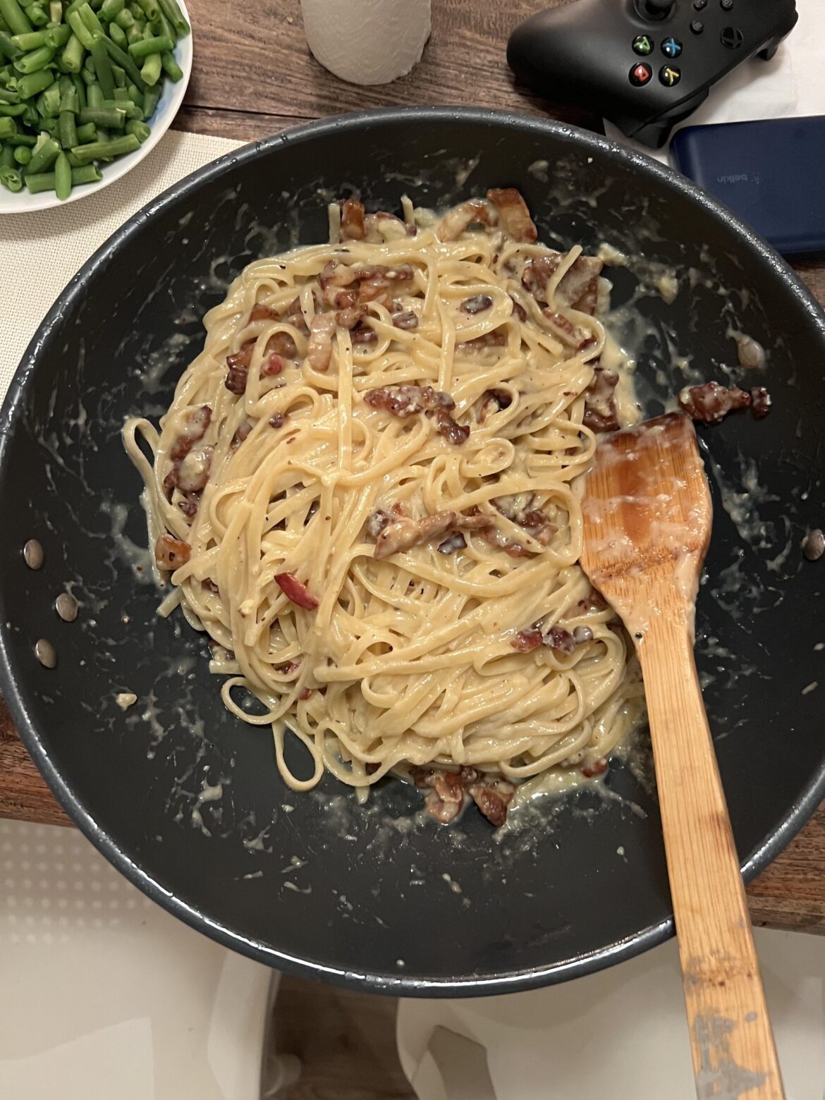 The pasta god was controlling my hands that night