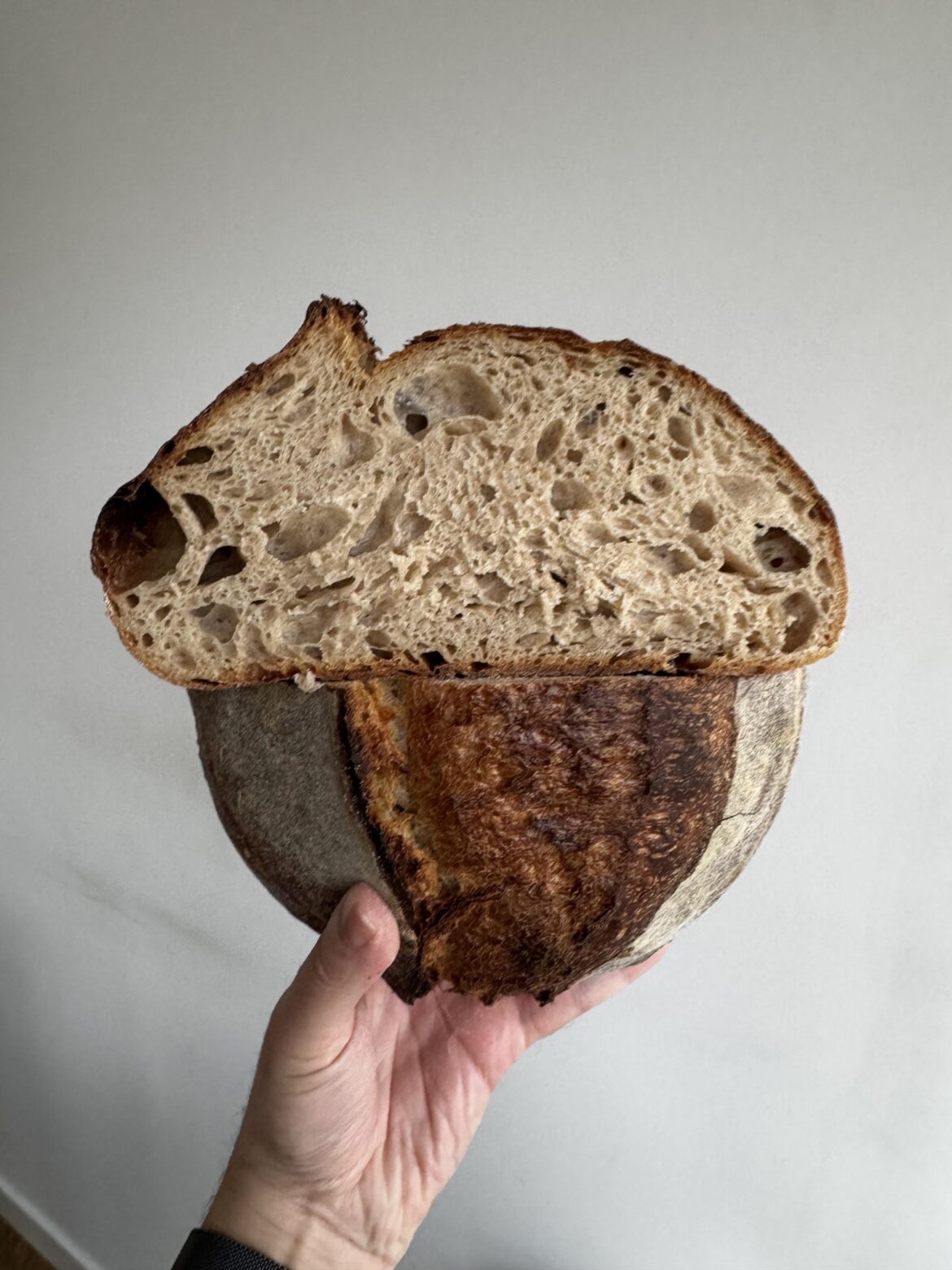 My first loaf with rye!!