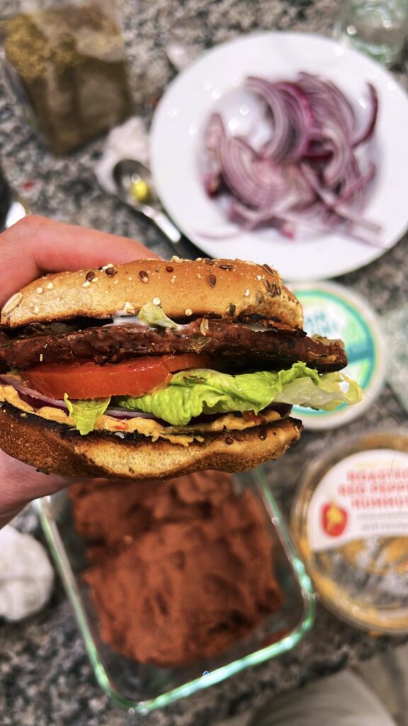 Greek Burger (Homemade Patty)