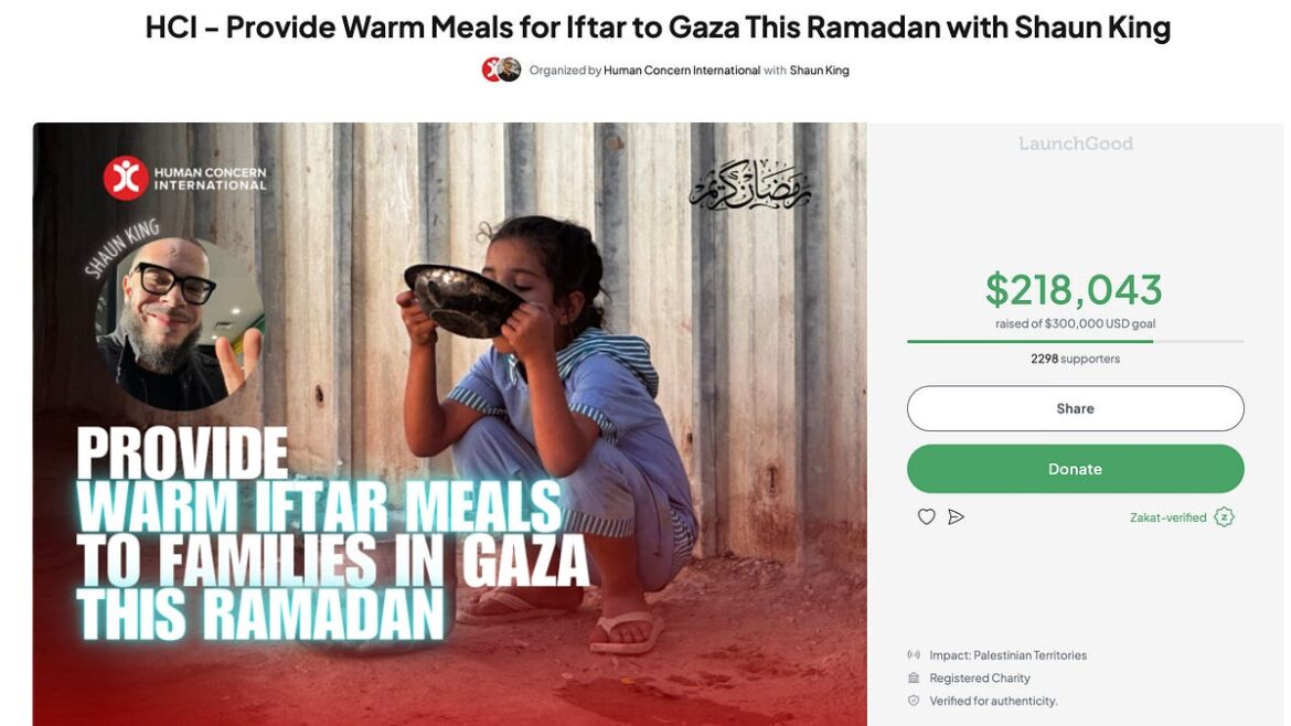 families in Gaza still need food for Iftar tomorrow. Can you help us help them?