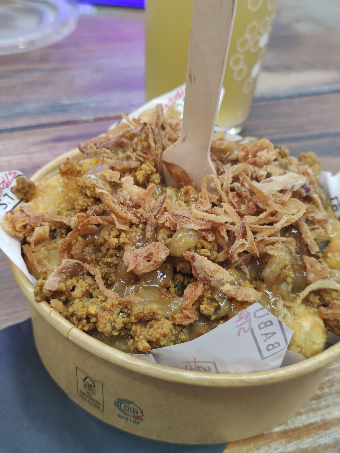 Keema loaded potato tots