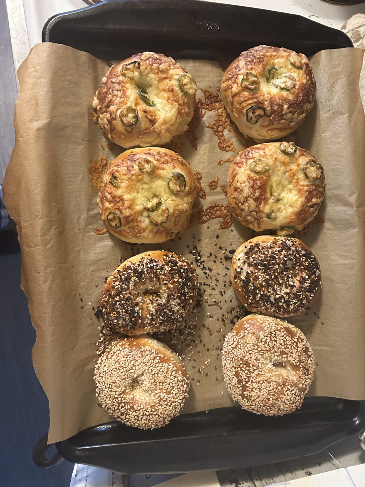 It’s a sourdough bagel kind of day today 🥯