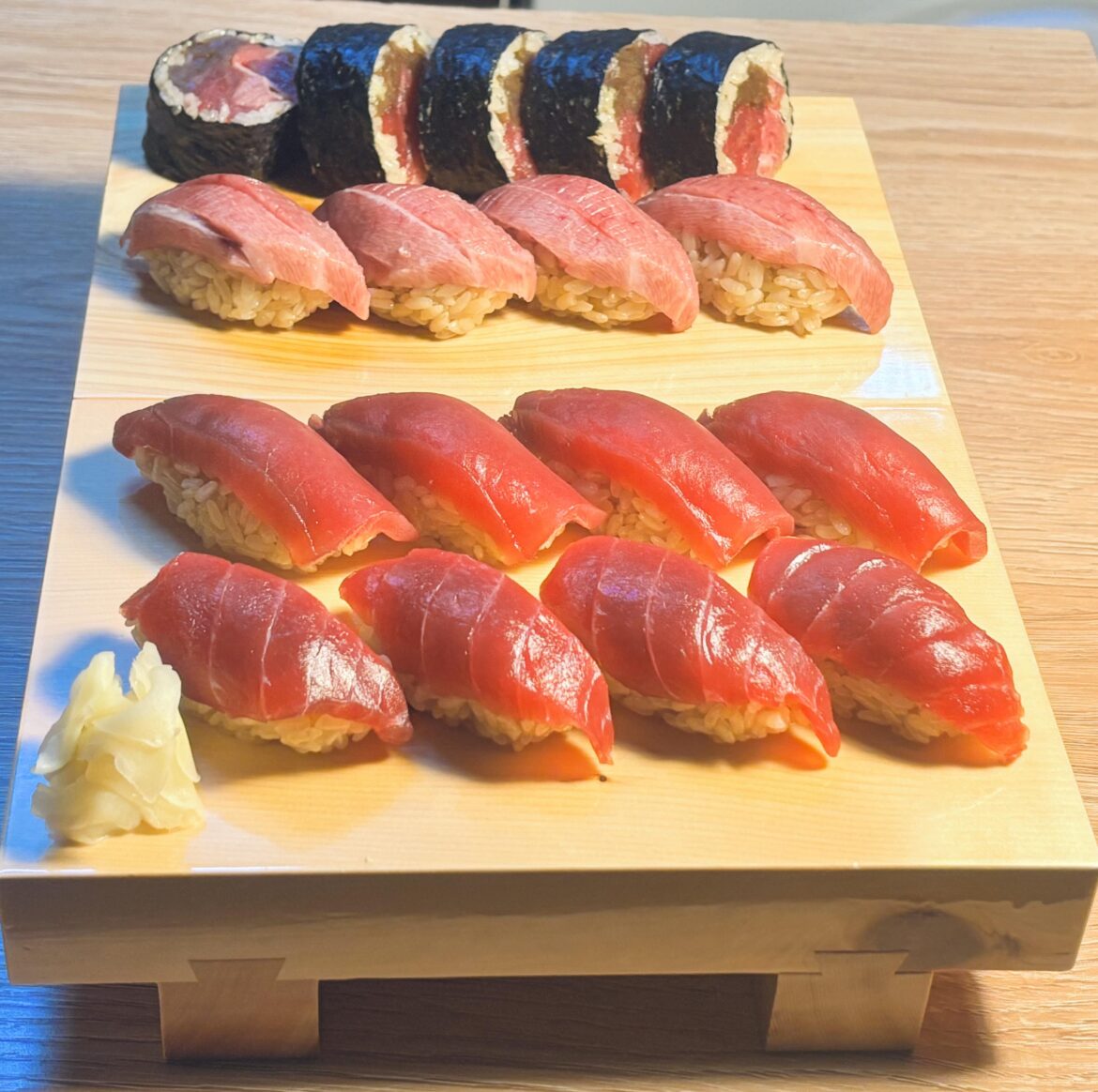 Some wild-caught bluefin