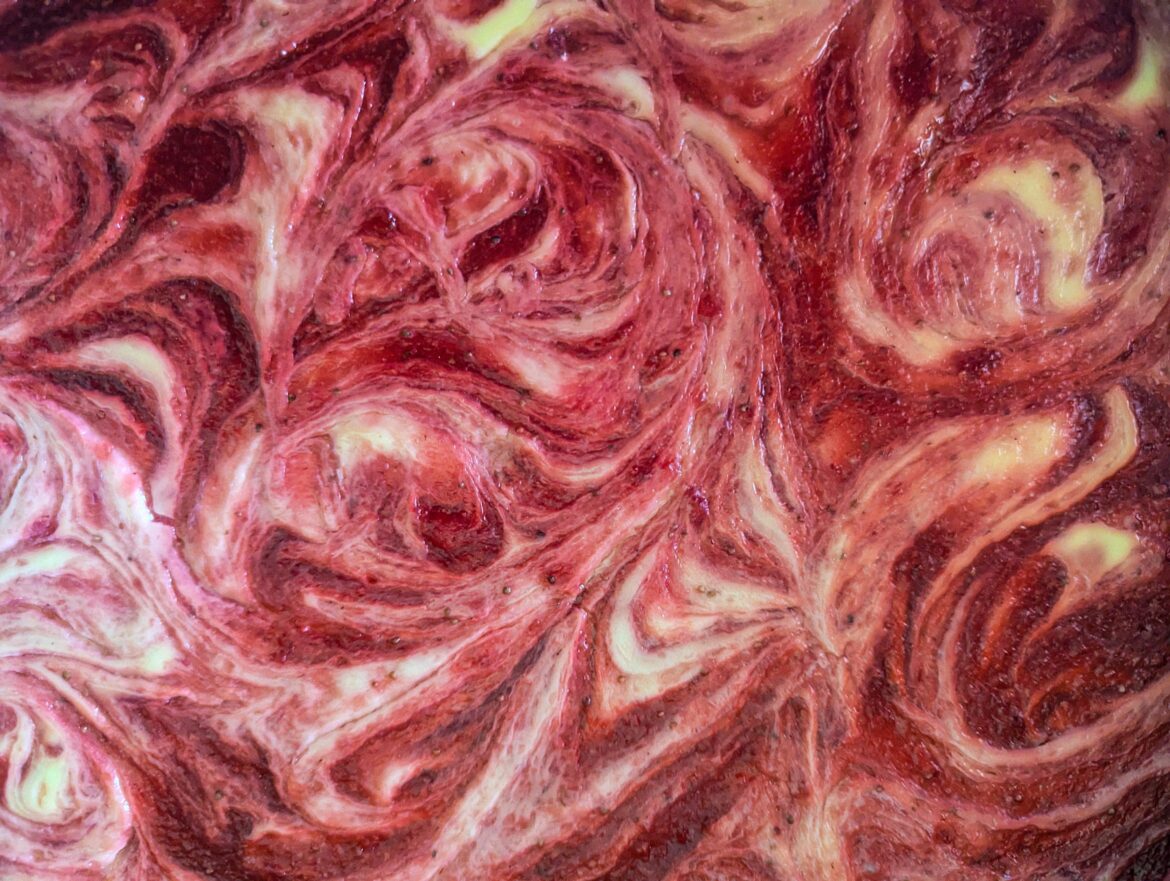 Got up at five o’clock today to bake a cheesekake with a swirl of fresh strawberries for my wife’s birthday…..and prepare the brunch. Got up at five o'clock today to bake a cheesekake with a swirl of fresh strawberries for my wife's birthday.....and prepare the brunch.