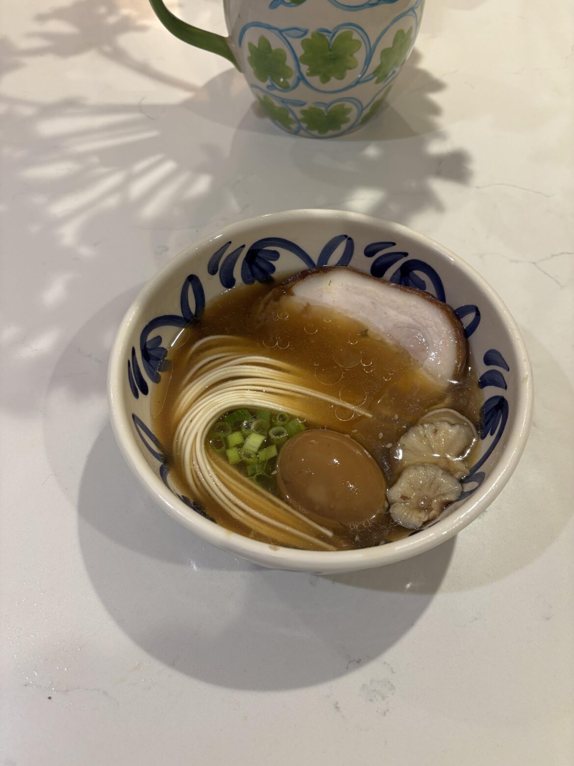 I half cook my noodles the night before and place them in the microwave after I finish work.