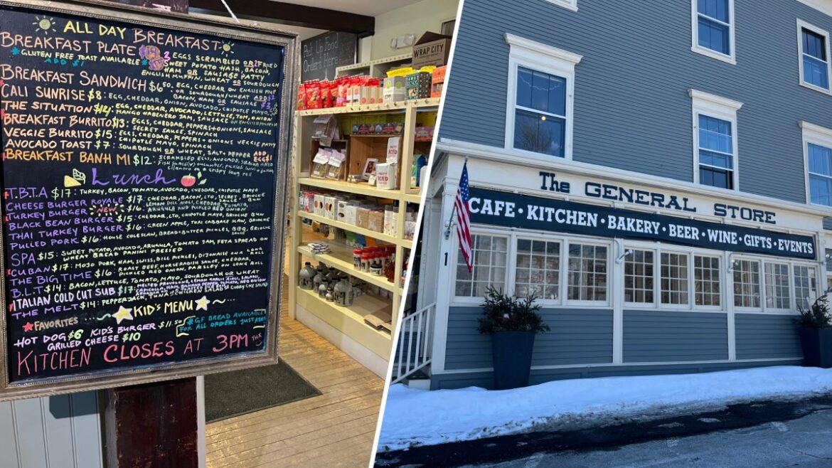 Casual dining inside a classic New England general store dating back to the 1800s – NBC Boston