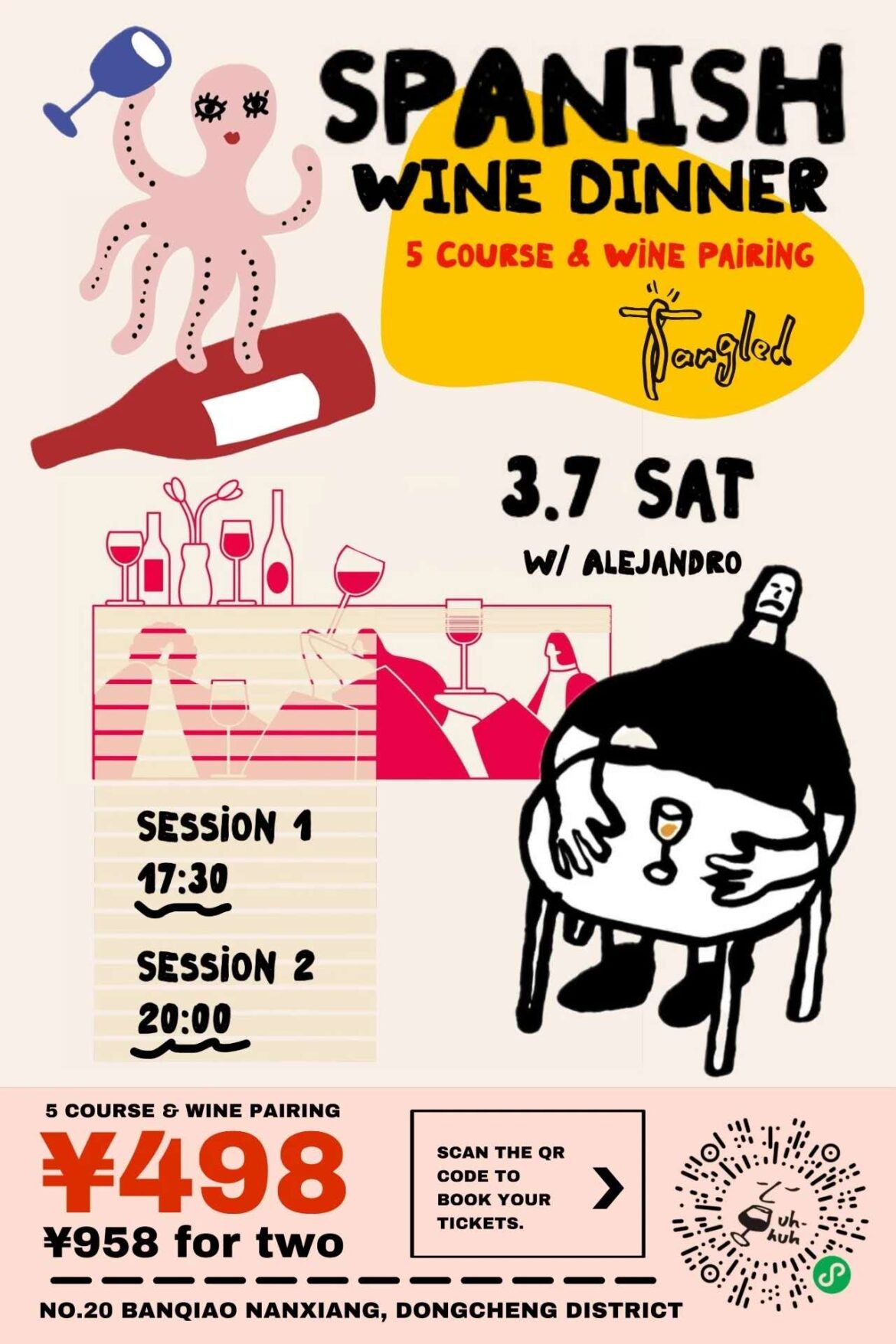 Spanish Wine Dinner With Alejandro