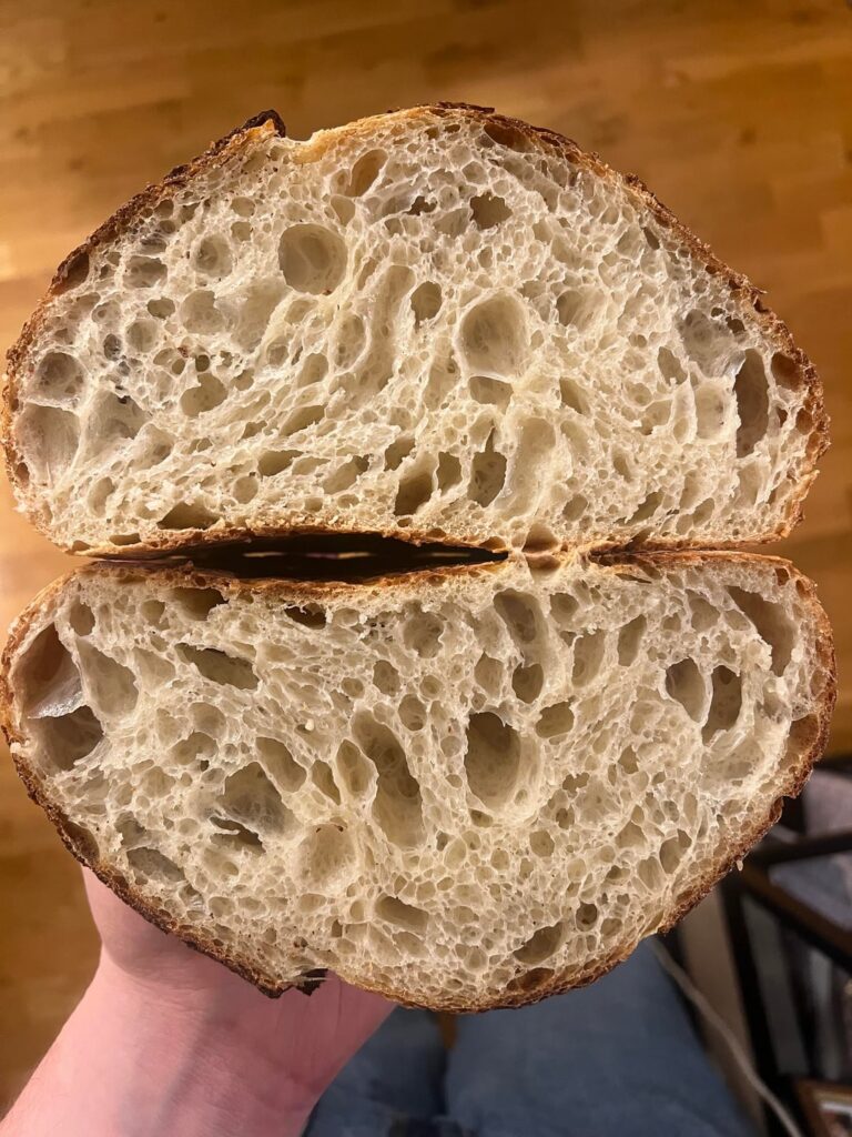 Best loaf so far! Lacy but balanced