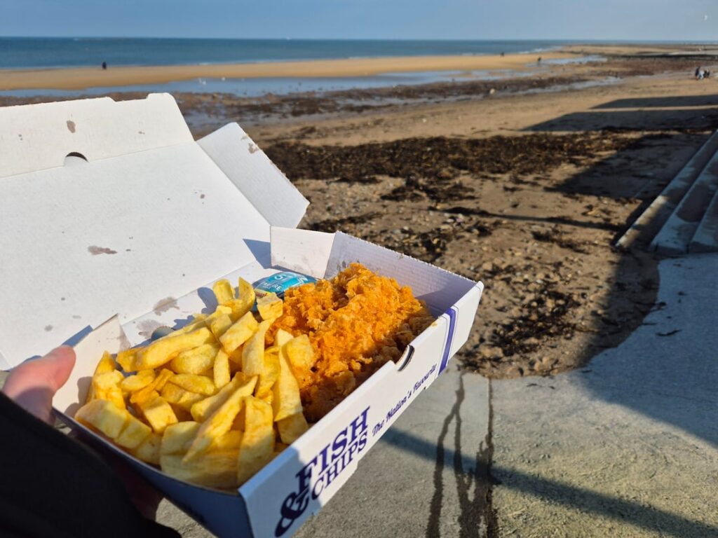 [I ate] Fish & Chip from a long lasting chip shop.