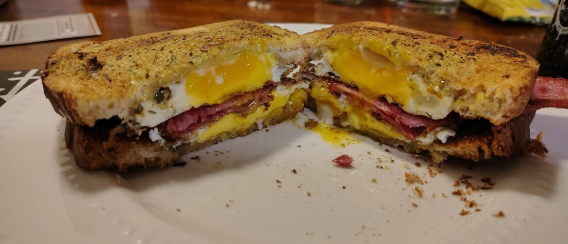 Egg Turkey Bacon Sandwich