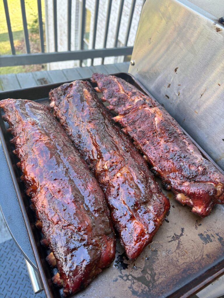Finally kept some baby backs moist