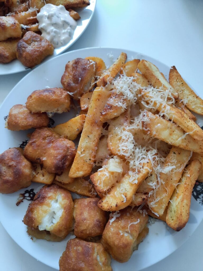 Fish & chips and Cheddar