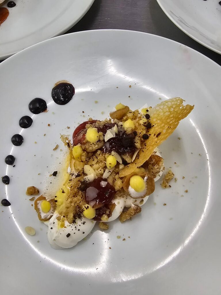 Tart and paris brest