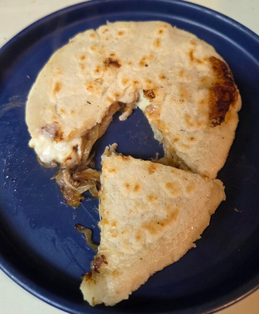 Onion Pupusas - final results