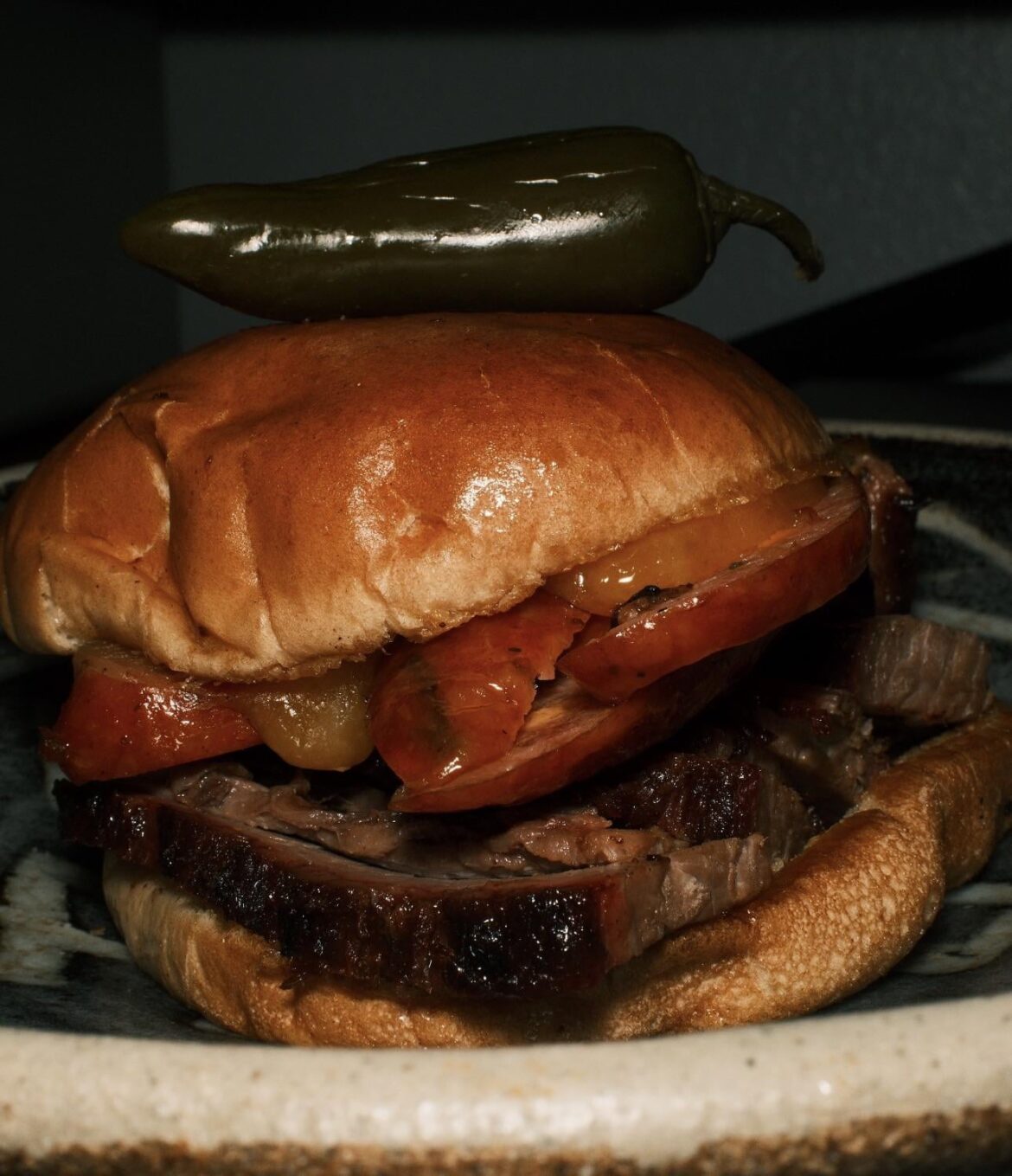 Brisket sandwich