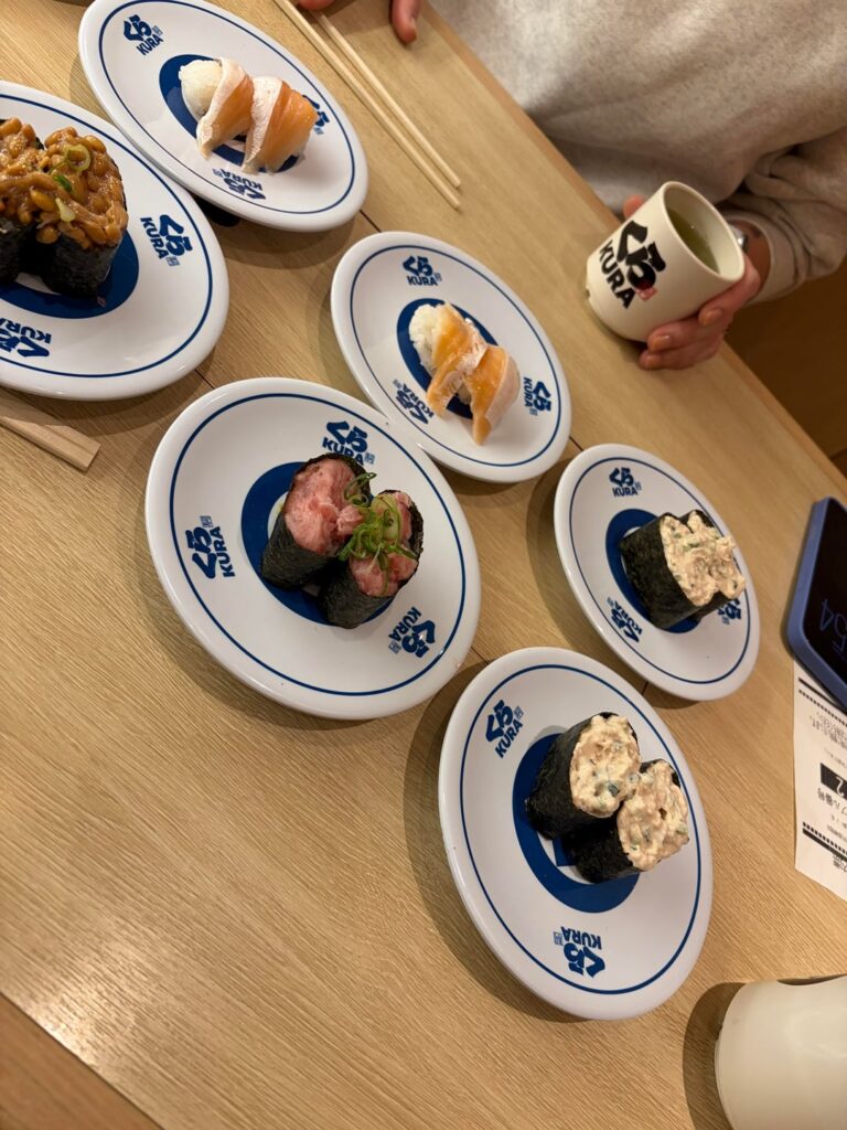 Kura sushi in Japan