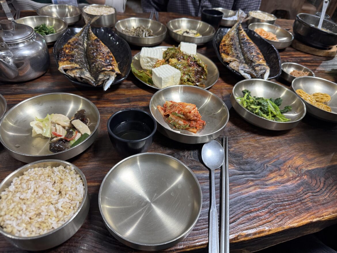 Korean set meal