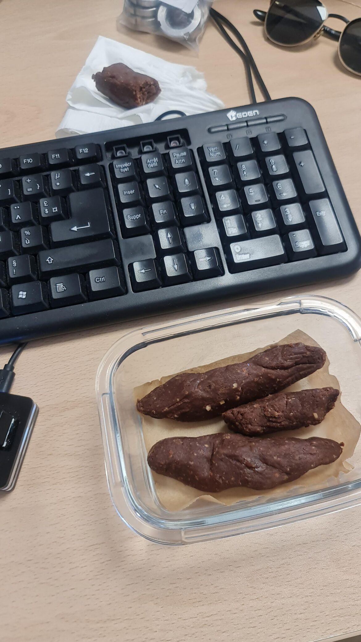 Why do y'all think no workmates wanted to try my homemade protein bars?