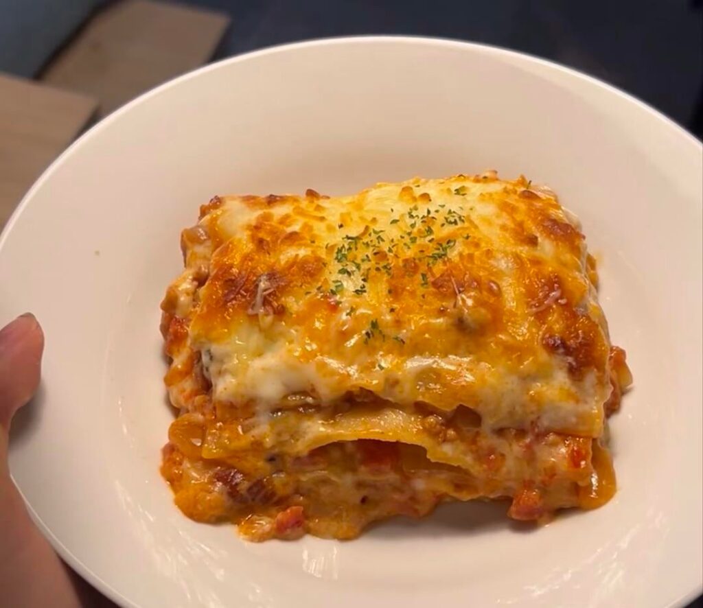 I made it! My first lasagna!