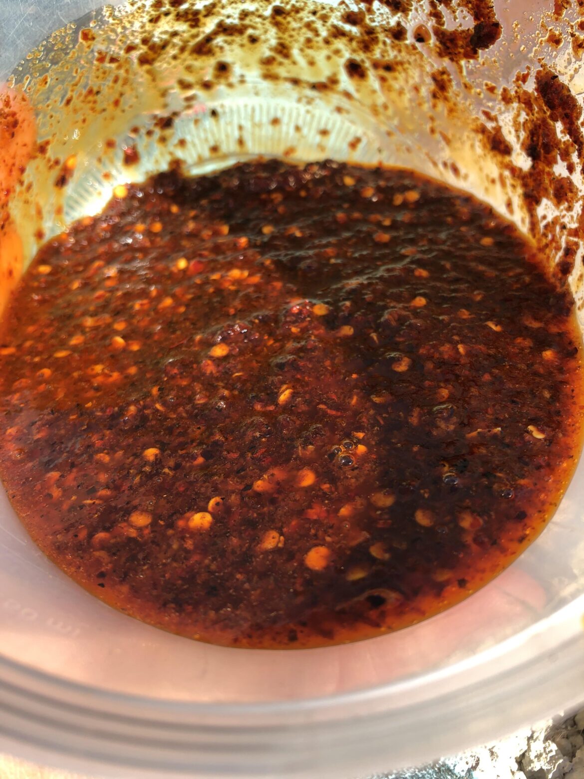 My obnoxiously spicy Salsa Macha with a secret ingredient