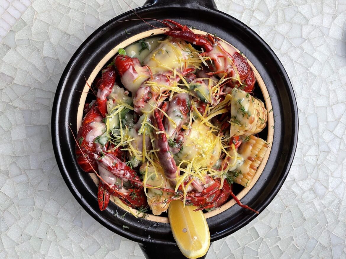 Crawfish Boil with Beurre monté