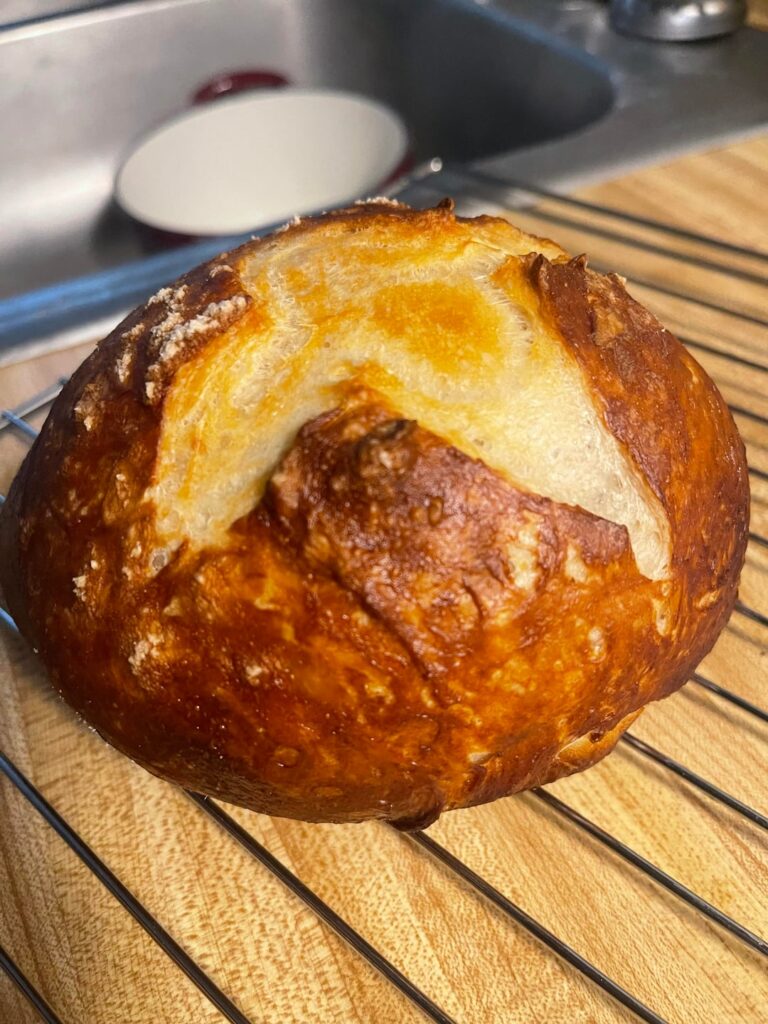 Pretzel Sourdough Loaf!