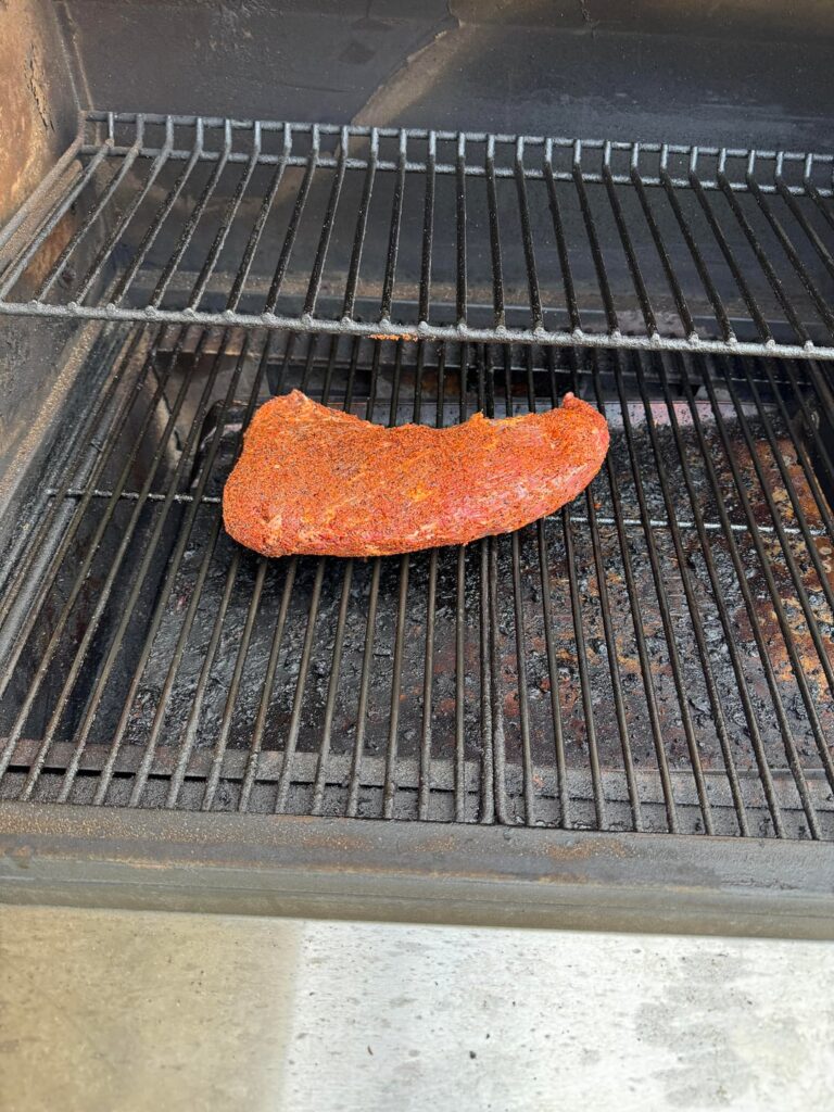 TRI-Tip, reverse seared… only took pics of the Beginning and End.