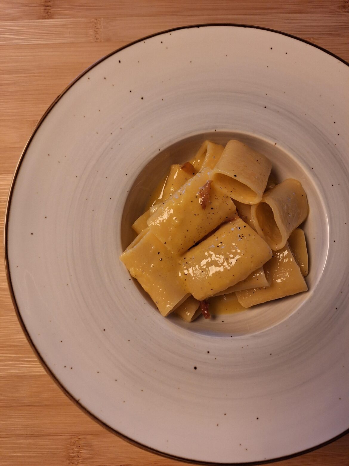 Let's do another carbonara