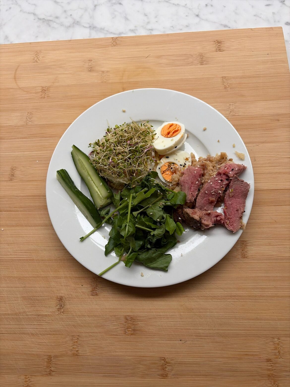 454 Cal / 43g Protein Lunch Plate