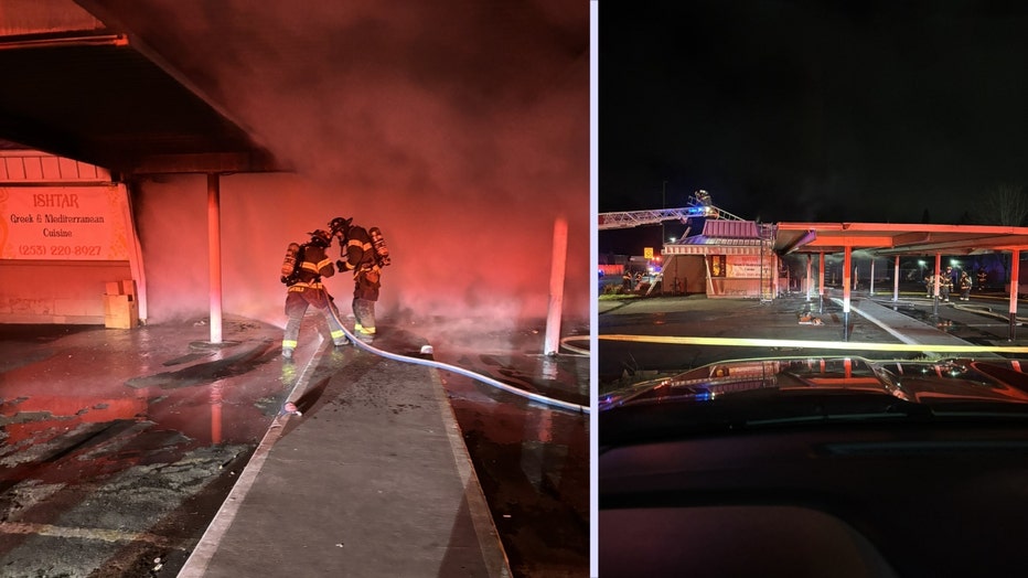 fire at kent restaurant