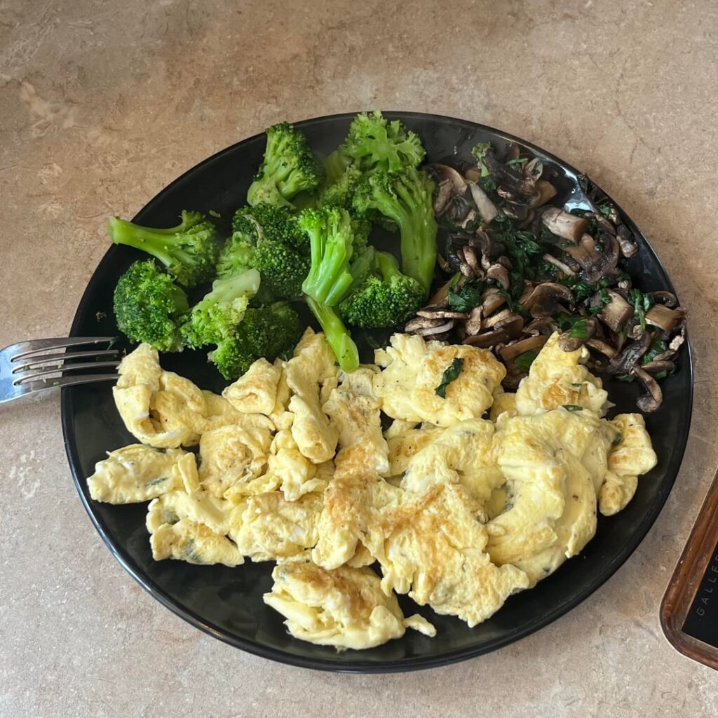300 cal omelette holy protein lunch