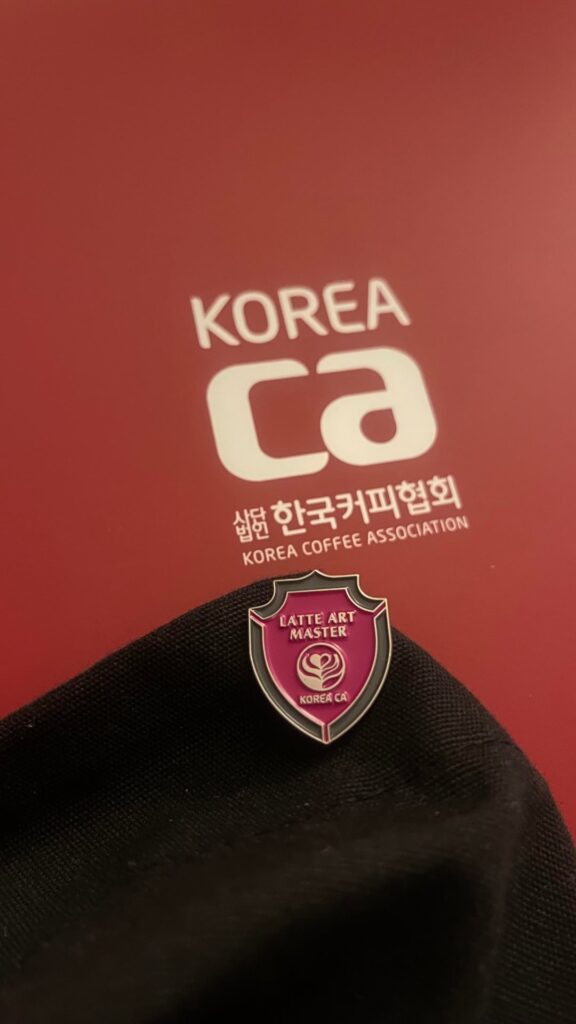 Officially a Latte Art “Master”