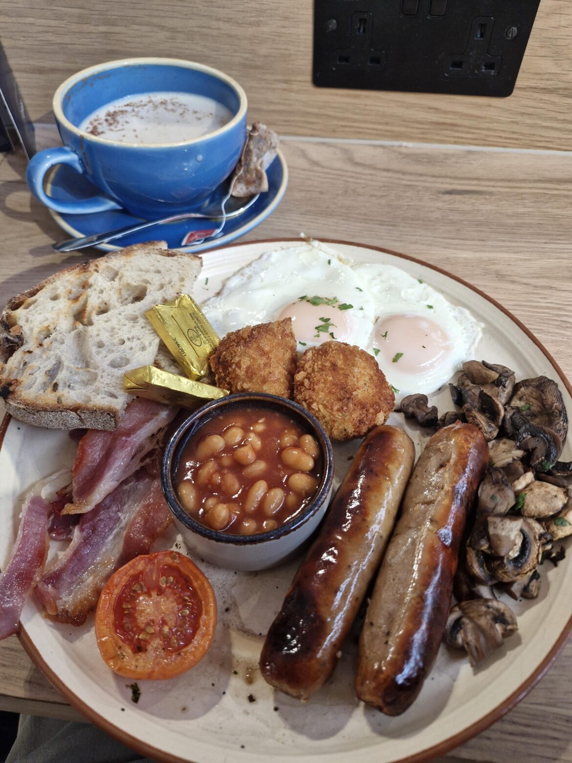 £22.50 - Jones the Grocer Heathrow. Good? Yes. Worth the price? No way