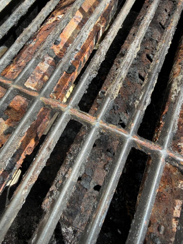 What is happening to my cast iron grates