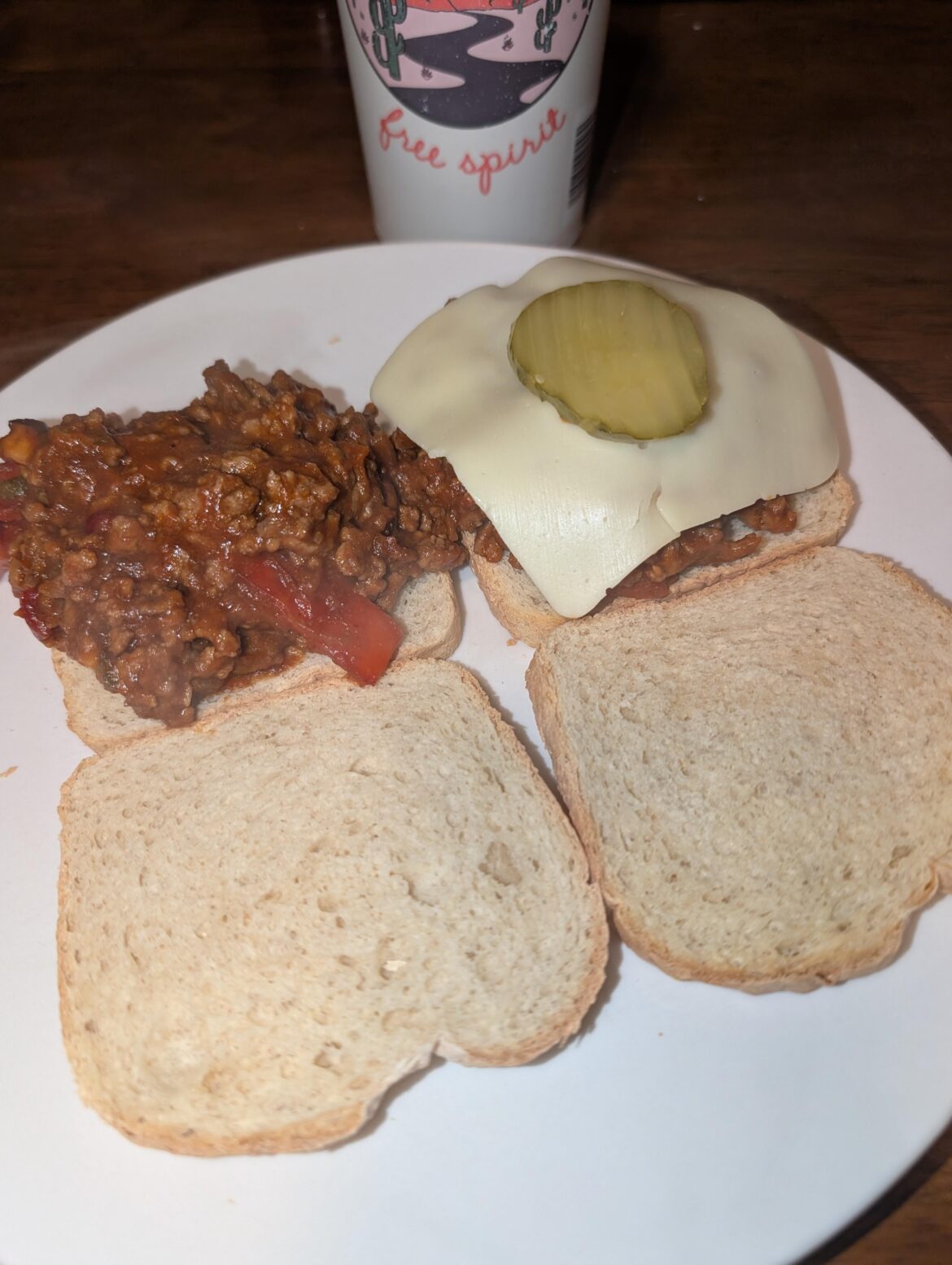 I went sloppy. Sloppy joe's