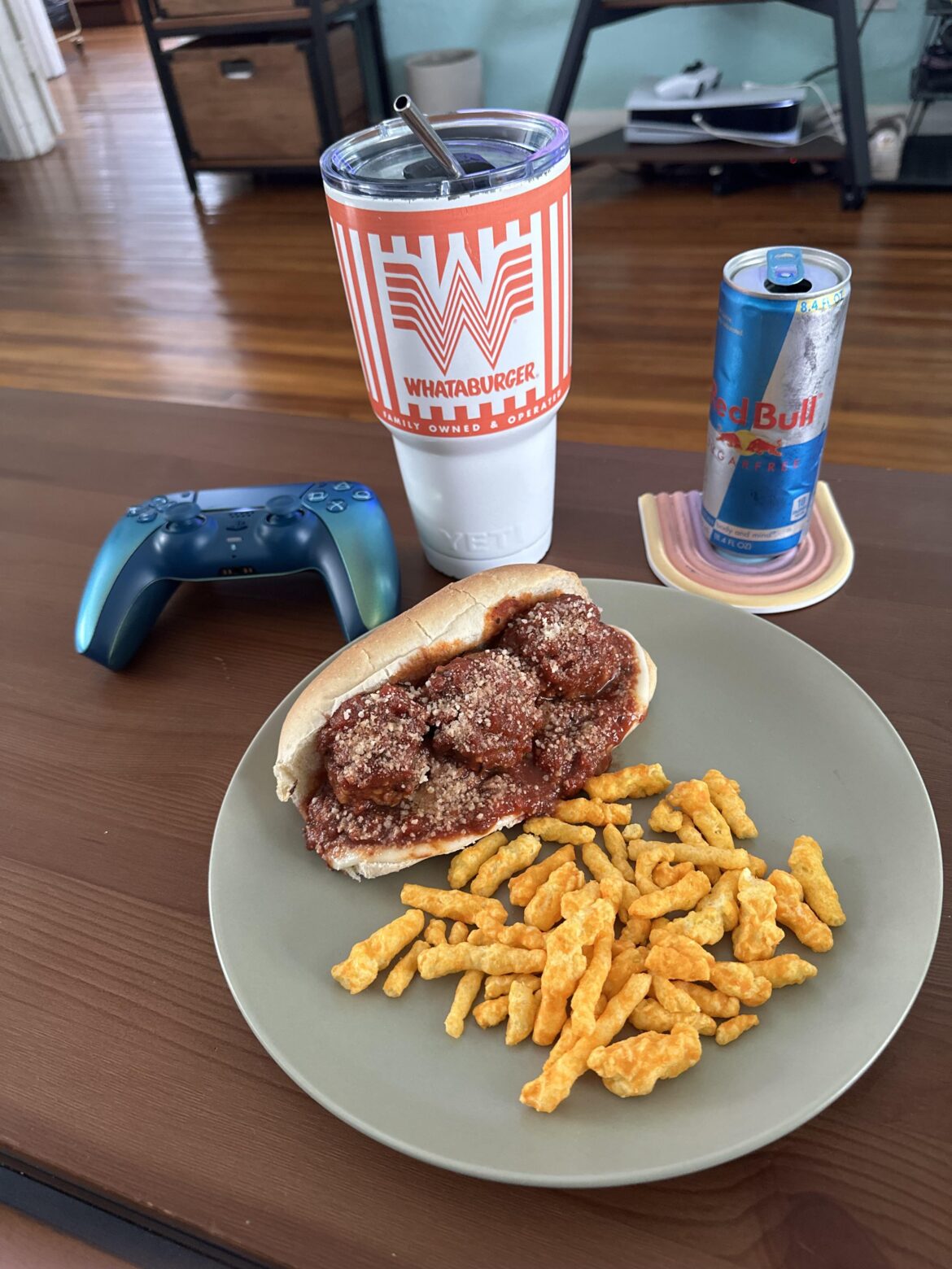 Leftover Meatballs for Lunch