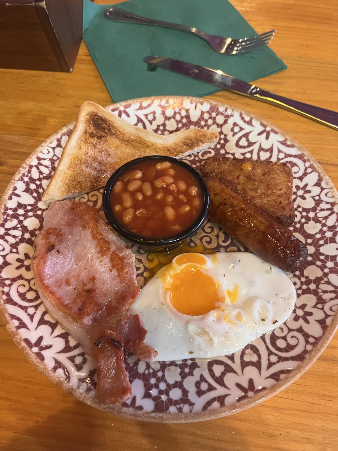 Mini Irish Breakfast - Flahertys, Barcelona. 6.50 euro