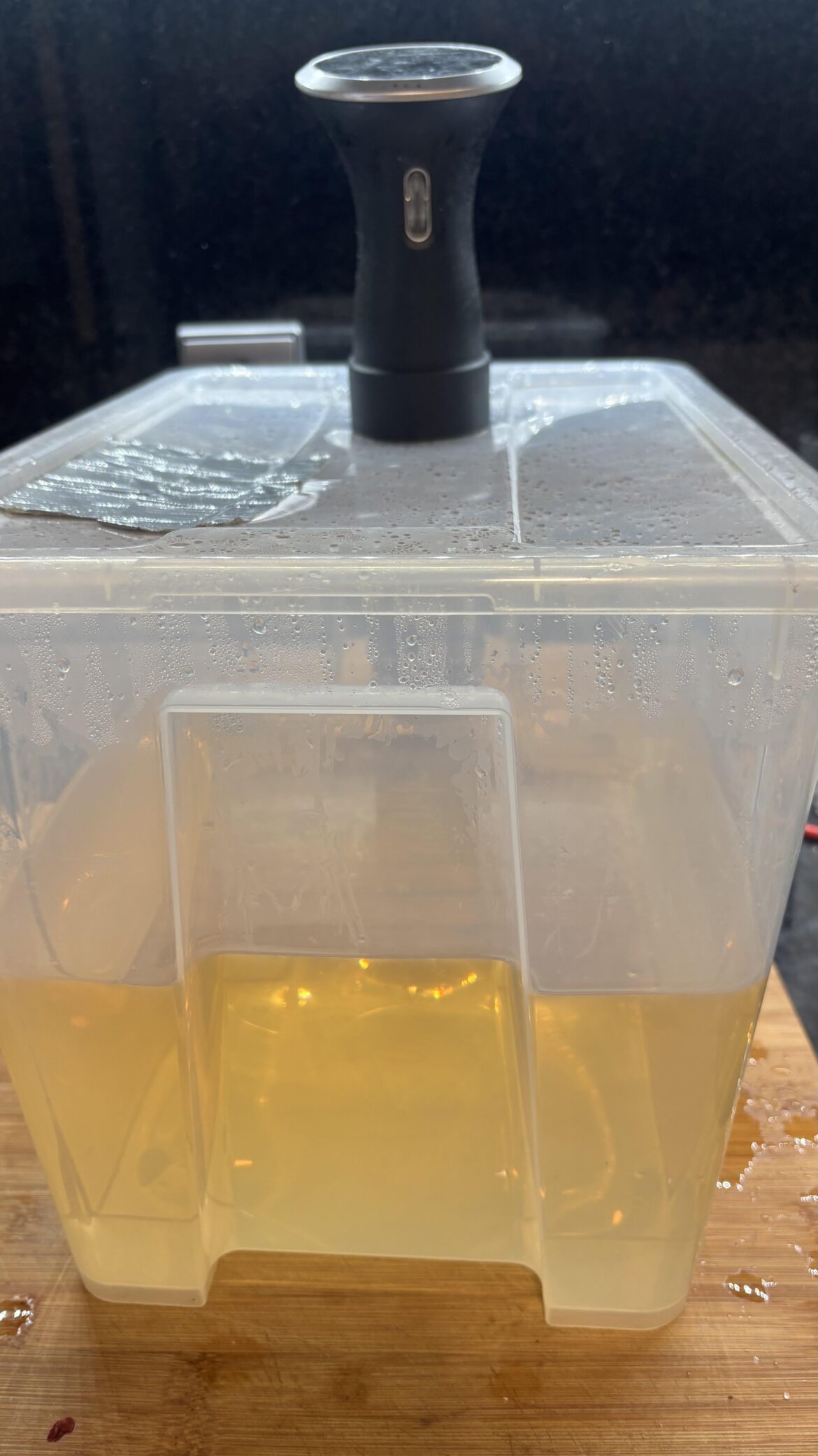 Always fascinates me how the smoke leaches through the bag.