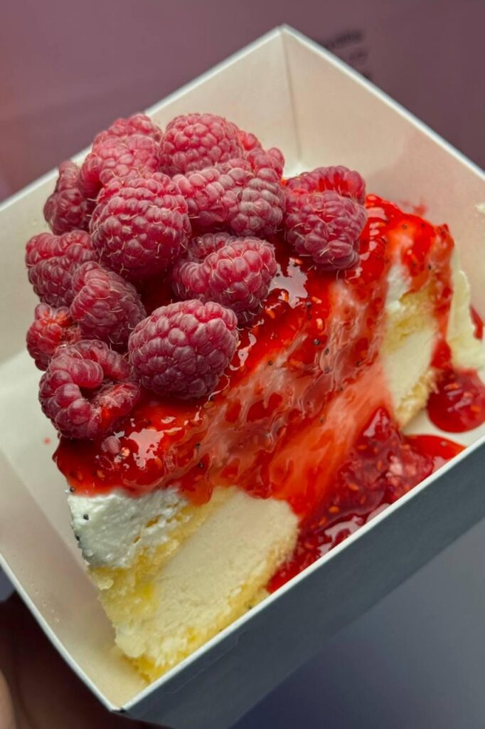 Fresh Raspberry Cheesecake [homemade]