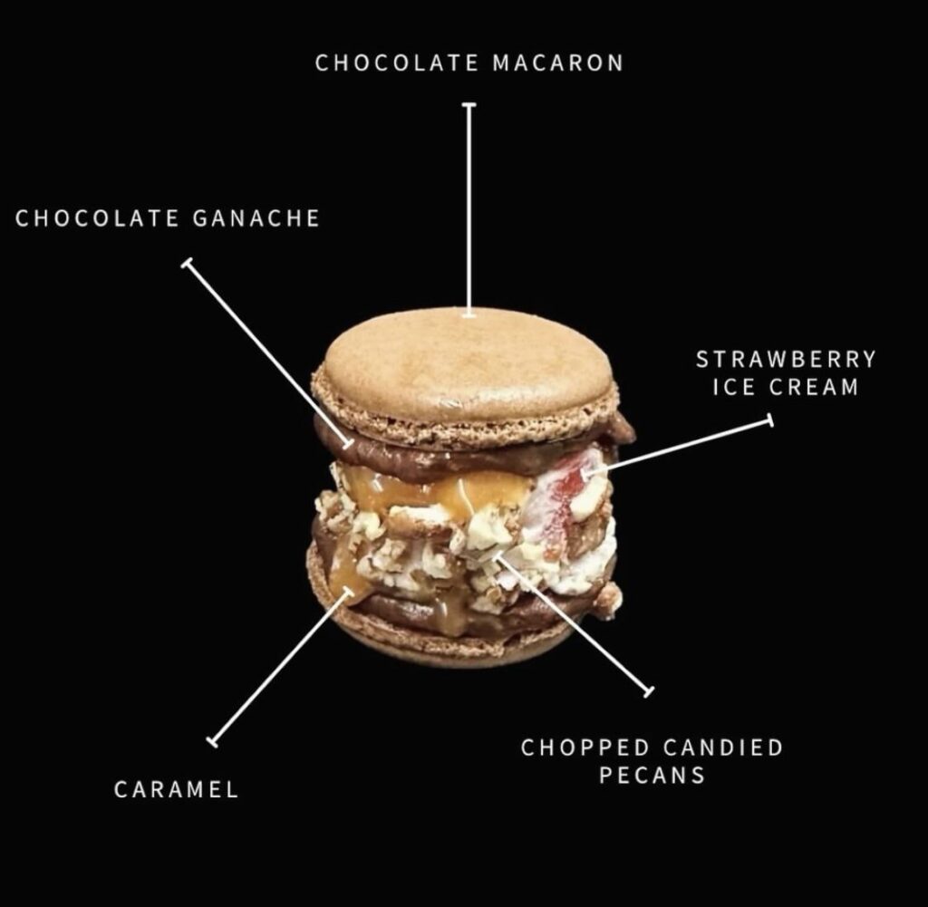 My latest creation! I call it the macaron monstrosity but oh sooooo good