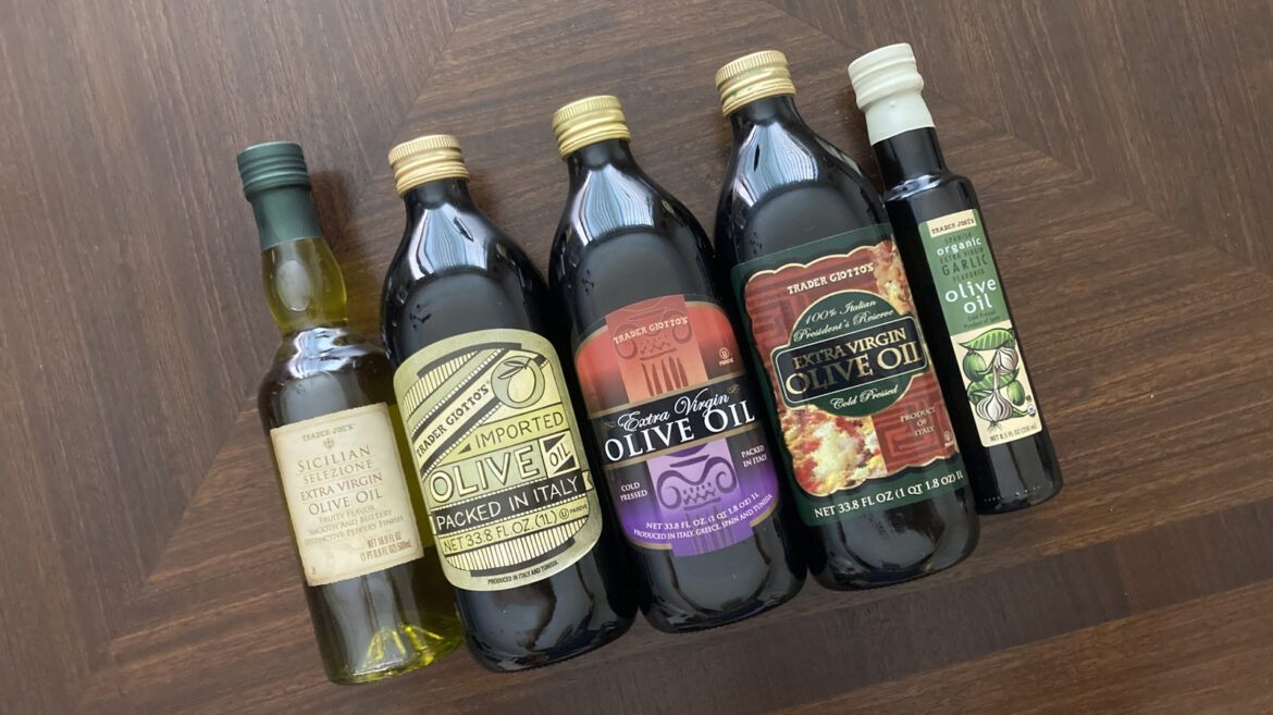 We Tried 5 Trader Joe's Olive Oils: Here's How They Rank