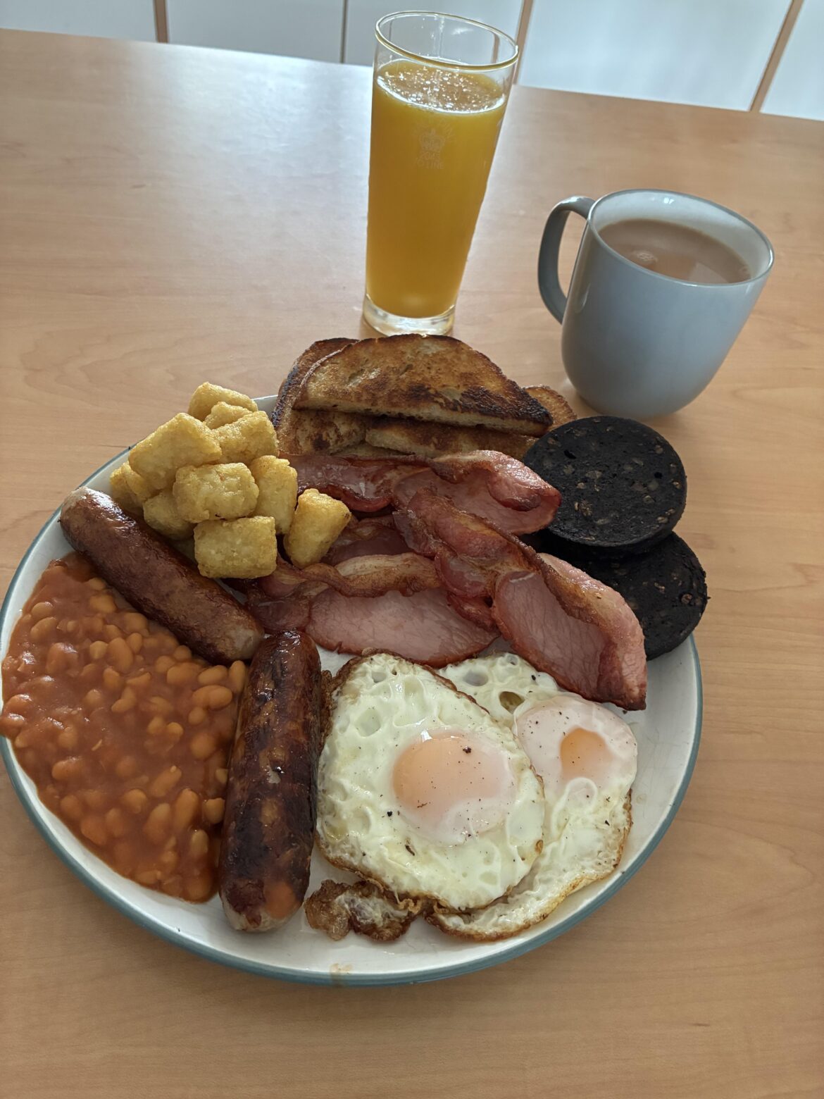 Full English as a treat