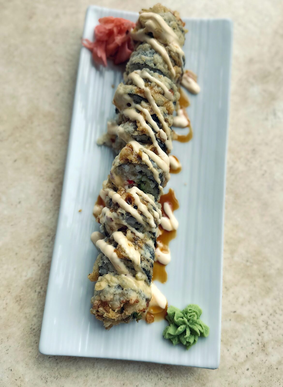 Tempura sushi