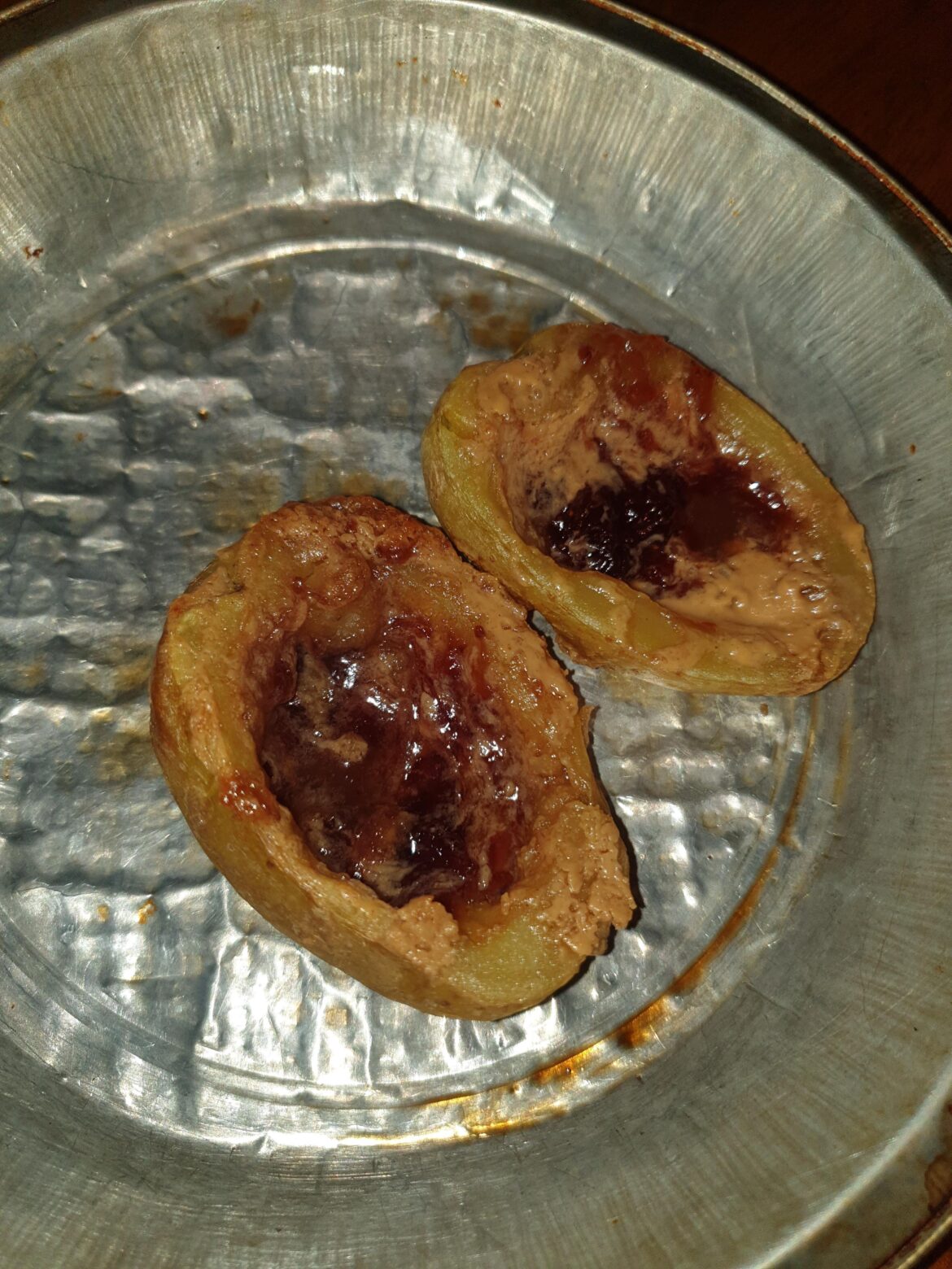 Peanut butter and jelly potato