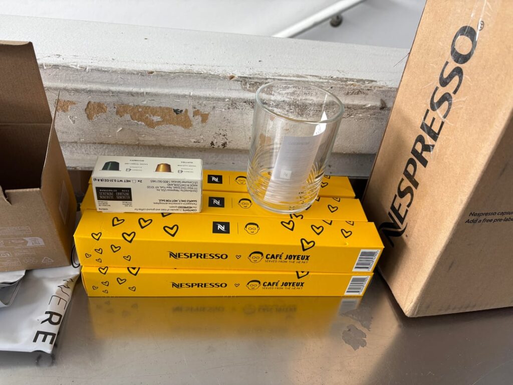 Original Line Café Joyeux Order Arrived!