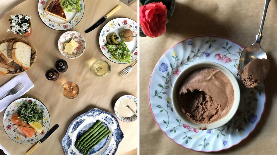 Coronavirus French food delivery and collection