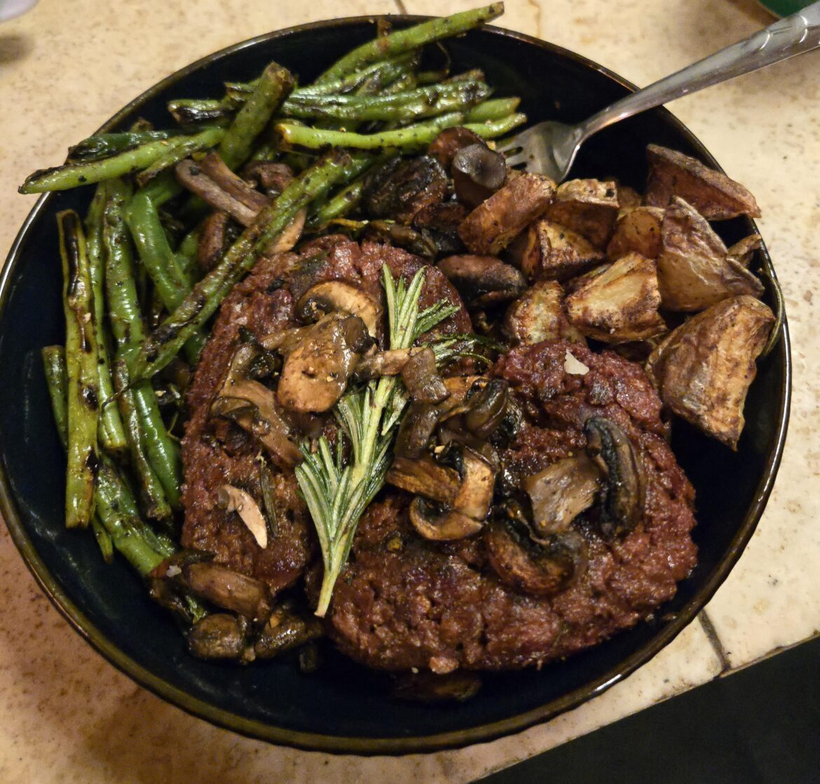 Beyond Steak dinner. This was the best meal I've had in my 13 years of veganism.